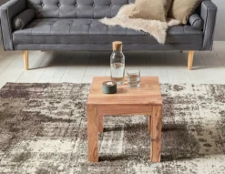 Beistelltisch 45 x 45 cm Akazie