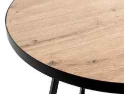 Beistelltisch 60 x 60 cm braun/schwarz