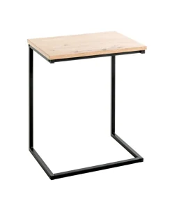 Beistelltisch 40 x 30 cm braun/schwarz
