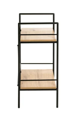 Beistelltisch 34 x 27 cm braun/schwarz