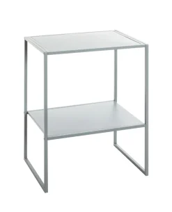 Beistelltisch 45 x 35 cm grau