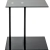 Beistelltisch 45 x 50 cm Schwarz