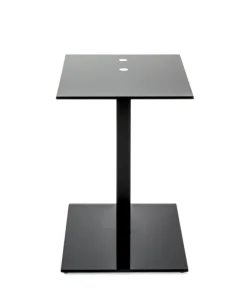 Beistelltisch 45 x 50 cm Schwarz