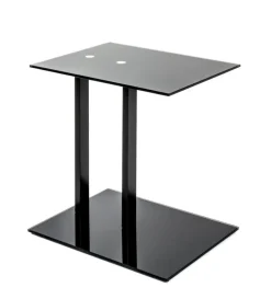 Beistelltisch 45 x 50 cm Schwarz