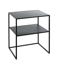 Beistelltisch 50 x 40 cm schwarz