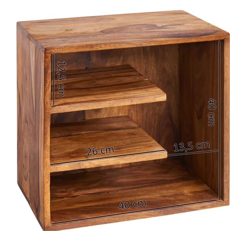 Beistelltisch 43 x 43 cm Sheesham