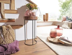 Beistelltisch 28 x 55 cm Sheesham