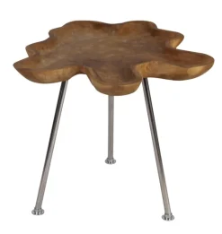 Beistelltisch 40 x 50 x 45 cm Holz braun