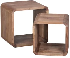 Beistelltisch BOHA 2er Set Akazie massiv