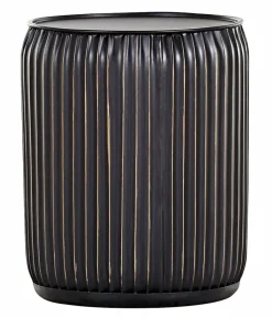 Beistelltisch CRISS & CROSS 36 x 46 cm schwarz beige