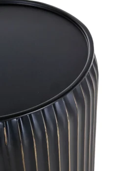 Beistelltisch CRISS & CROSS 36 x 46 cm schwarz beige