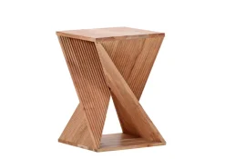 QUARTIER Beistelltisch JONES 35x35 cm braun