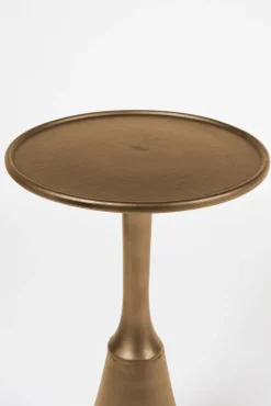 QUARTIER Beistelltisch SERGIO messingfarbig