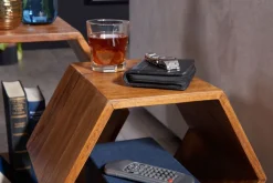 Beistelltisch 2-teilig braun