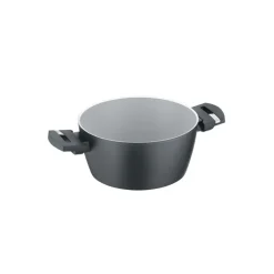 Berndes Kochtopf B.PERFECT 24 cm Aluminium schwarz