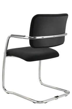 Besucherstuhl 2er Set 56 x 81 x 59 cm schwarz