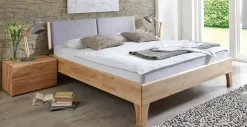Bett AVANTGARDE 180 x 200 cm Kernbuche natur geölt