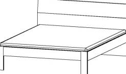 Bett FLEXX 160 x 200 cm weiß