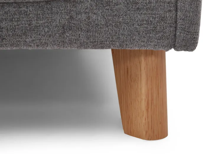 Kinder Bett FUN 90 x 200 cm grau