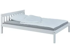 Bett LAURI 140 x 200 cm weiß