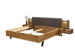 QUARTIER Bettanlage TRATTINO 180 x 200 cm braun/ graphit