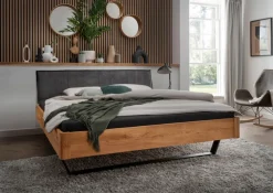 Bettgestell VI 180 x 200 cm braun/ anthrazit