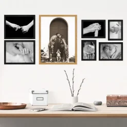 Bilderrahmen TULIPA 30 x 40 cm schwarz