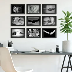 Bilderrahmen TULIPA 30 x 40 cm schwarz