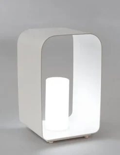 bizzotto Akku LED Tischlampe RIDLEY 45 cm weiß