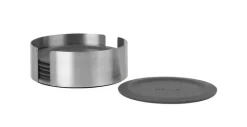blomus Untersetzer LARETO 7 teilig magnet grau