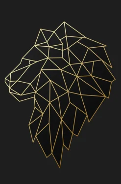 BÖNNINGHOFF Bild POLYGON LÖWE 60 x 90 cm