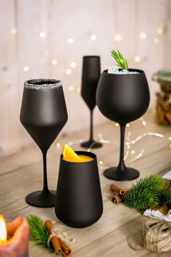 BOHEMIA SELECTION Ginglas JANE 6er Set schwarz