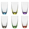 BOHEMIA SELECTION Longdrinkglas VIVA COLORI 6er Set - je 350 ml