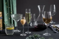 BOHEMIA SELECTION Rotweinglas WATERFALL 6er Set