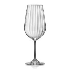 BOHEMIA SELECTION Rotweinglas WATERFALL 6er Set