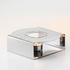 BOHEMIA SELECTION Stövchen Edelstahl silberfarbig