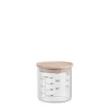 BOHEMIA SELECTION Vorratsdose Borosilikatglas/Holz 400 ml Transparent/Klar/Braun