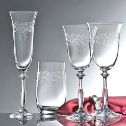 BOHEMIA SELECTION Weißweinglas ROMANCE 6er Set - je 250 ml