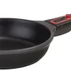 bongusto Bratpfanne mit Abnehmbarem Griff 20 cm schwarz/ rot