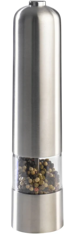 bongusto Gewürzmühle elektrisch silberfarbig