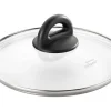 bongusto Glasdeckel BONGO Ø 16 cm silberfarbig /schwarz