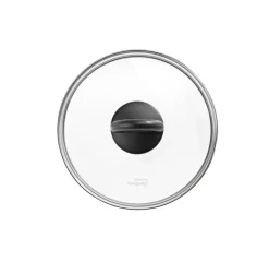 bongusto Glasdeckel BONGO Ø 16 cm silberfarbig /schwarz