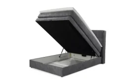Boxspringbett AMY 140 x 200 cm grau