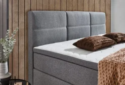QUARTIER Boxspringbett ARDI 180 x 200 cm grau