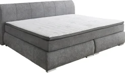 QUARTIER Boxspringbett CODY 240 x 200 cm grau