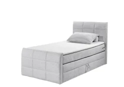 QUARTIER Boxspringbett DARIO 100 x 200 cm grau