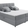 QUARTIER Boxspringbett GRAZIA 180 x 200 cm grau