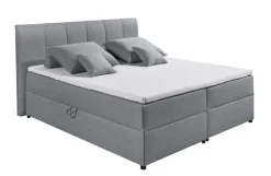 QUARTIER Boxspringbett GRAZIA 180 x 200 cm grau