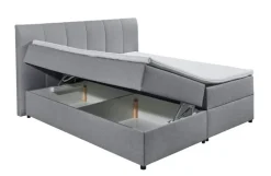 QUARTIER Boxspringbett GRAZIA 180 x 200 cm grau
