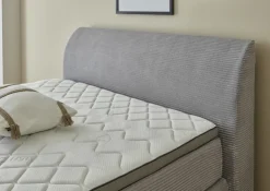 QUARTIER Boxspringbett LUKE 140 x 200 cm grau